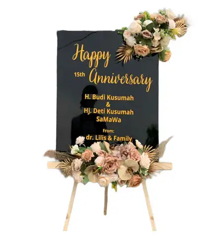Papan Bunga Akrilik Tlogopucang